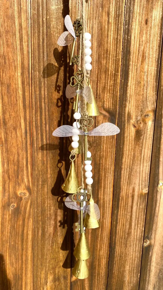 Flying keys” wind chimes Chimes. Cowbells. Witch bell. Magic Home Decor / Gift / Fantasy / Witchcraft / Magic / Mystery. (photo 2)
