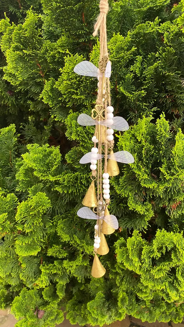 Flying keys” wind chimes Chimes. Cowbells. Witch bell. Magic Home Decor / Gift / Fantasy / Witchcraft / Magic / Mystery. (photo 3)
