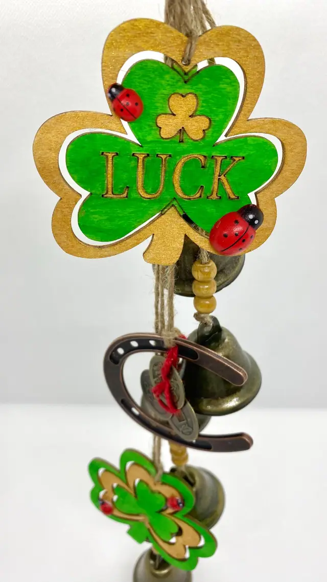 Happiness and wealth wind chime as a home decoration and as a gift. New Year's Eve. Gift. Vintage bells. New Year's gift. Chimes. (photo 2)