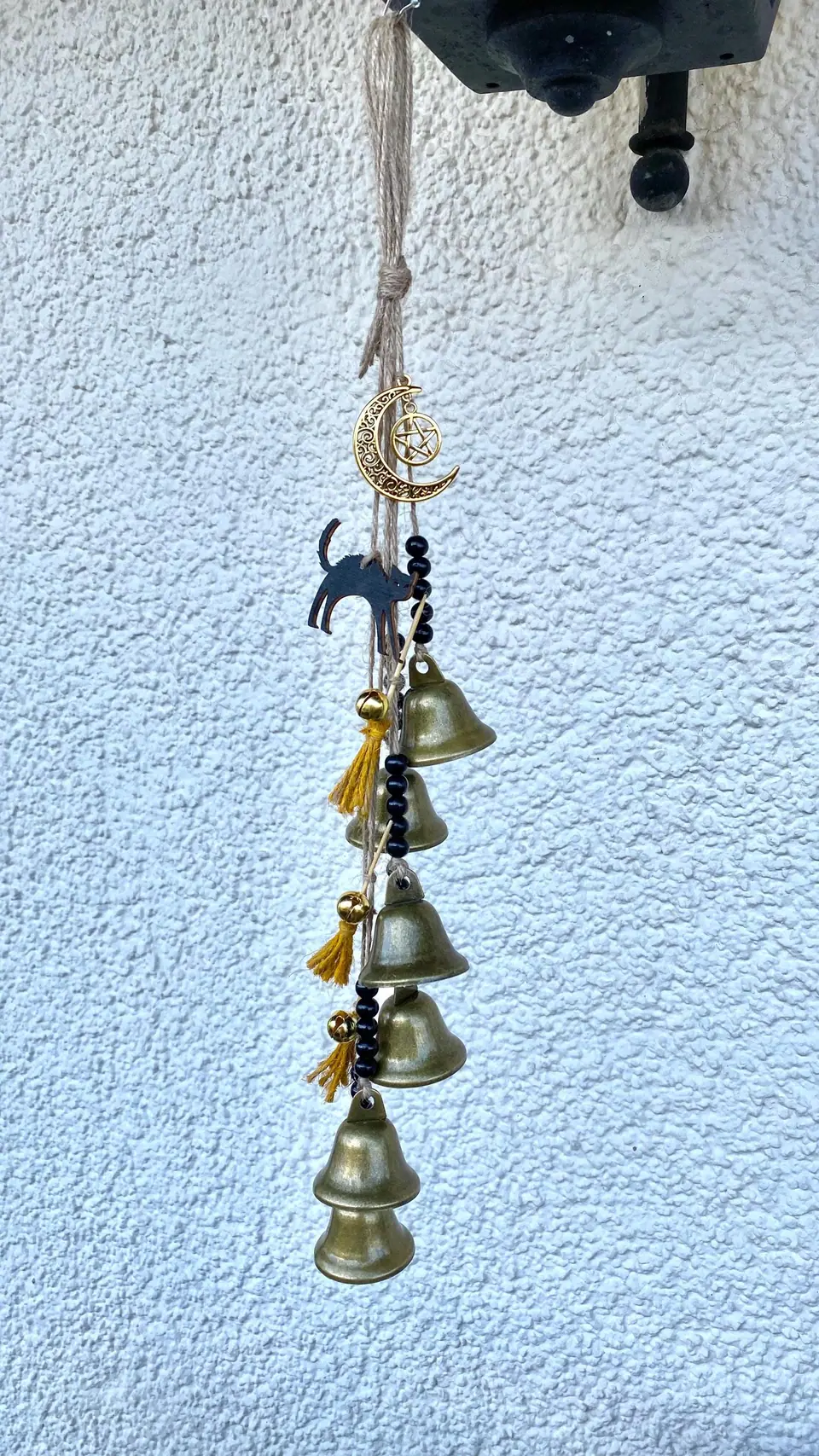 Chimes “Magic brooms” Wind chimes. House protection. Door protection. Wicca. Boho. Witch bell. Vintage bells. House decoration. Cowbell.