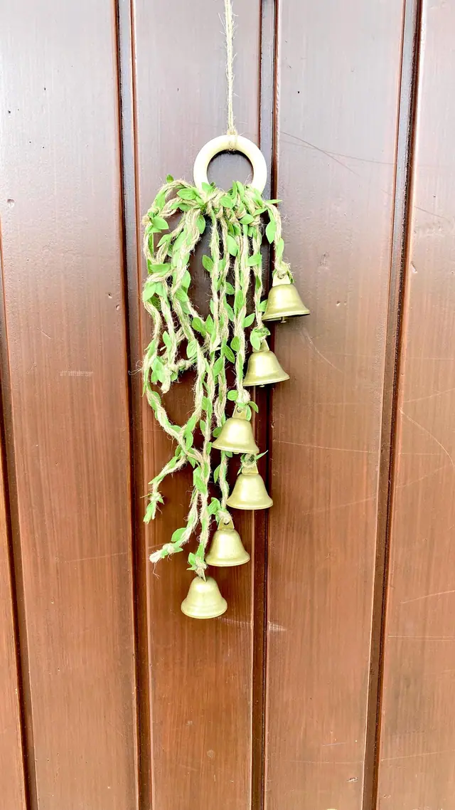 Wind chime “Forest Bells” as a door hanger, door handle decoration, or decoration for balconies and gardens. Stylish. Witch's bell. Witchy (photo 4)