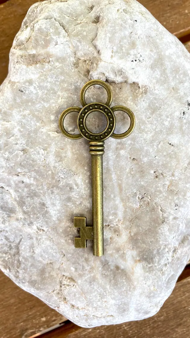 Wind chime “Animal - Black Cat” as home decoration. Chimes. Vintage bells. Witch bell. Home protection. Wicca. Magic. Keys. Boho Door hanger (photo 7)