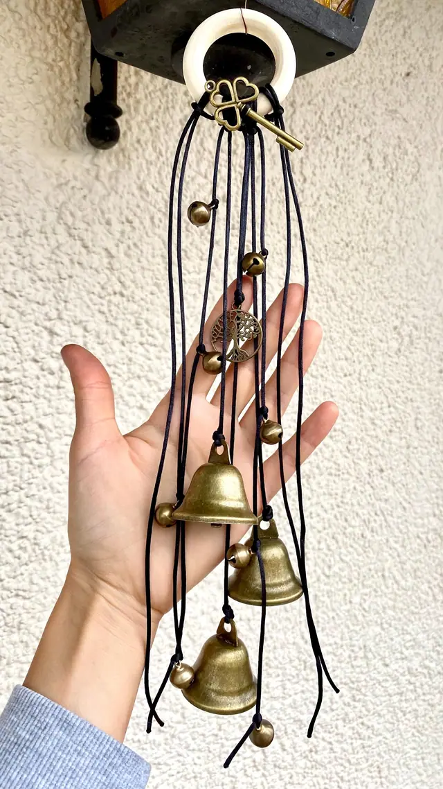 Door hangers for doors and door handles. Window and cabinet decorations. Home decorations. Home protection. Witch bells. Vintage. Witchy (photo 4)