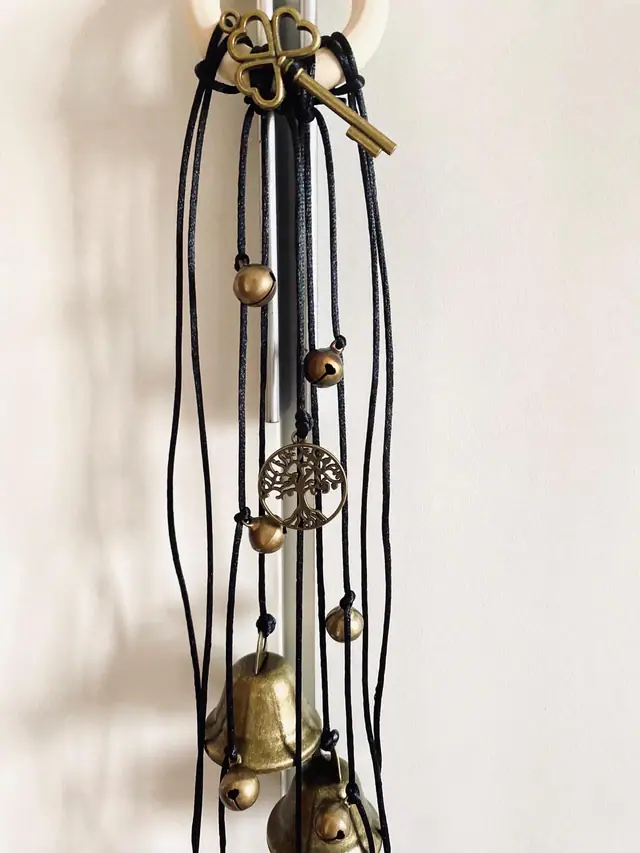 Door hangers for doors and door handles. Window and cabinet decorations. Home decorations. Home protection. Witch bells. Vintage. Witchy (photo 2)